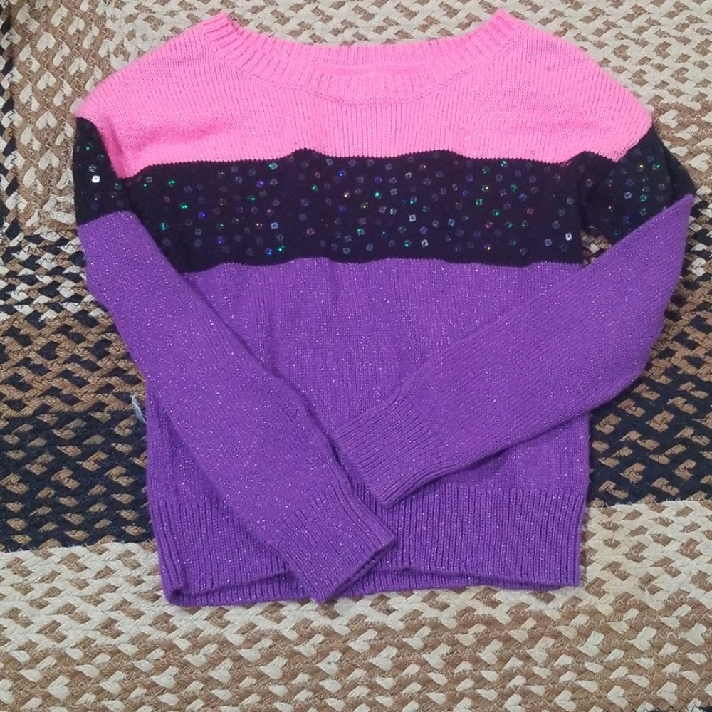 Girls Justice sweater sz 10
